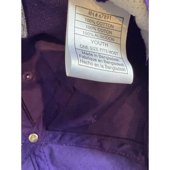 Los Angeles Lakers NBA Basketball Cap Youth Size Baseball Hat Snapback Adidas - Picture 11 of 12